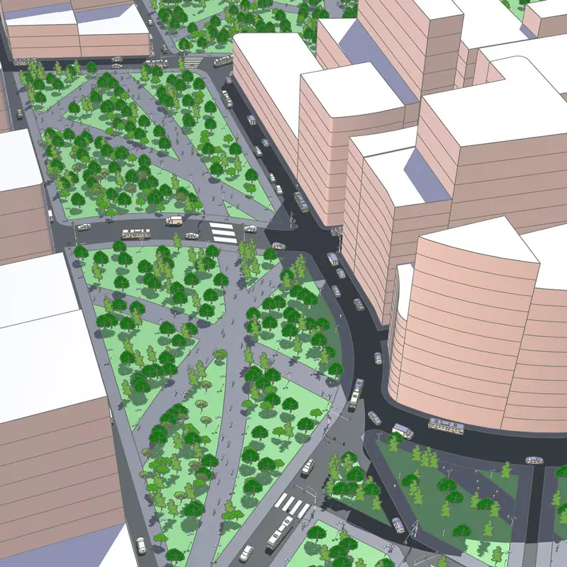 Simulación urbana con SketchUp: planeamiento de barrios, urbanizaciones y ciudades en Perú