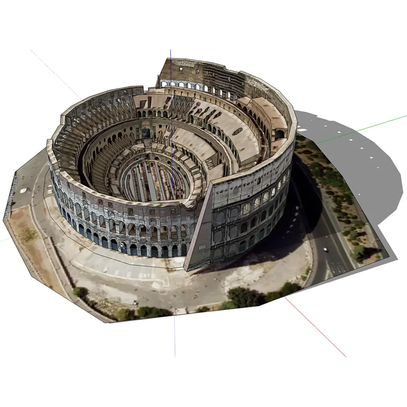 SketchUp sirve para preservar patrimonio cultural -Coliseo Romano